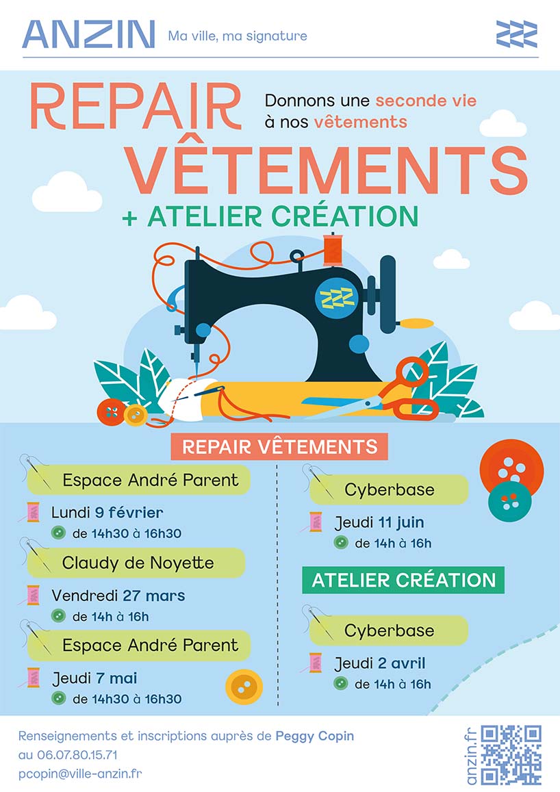 Atelier Repair Vêtements et création